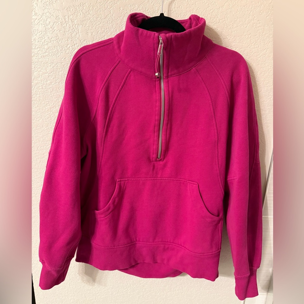 Lululemon Women’s Scuba Oversized Funnel Neck Half Zip Long Size XS/S cobalt